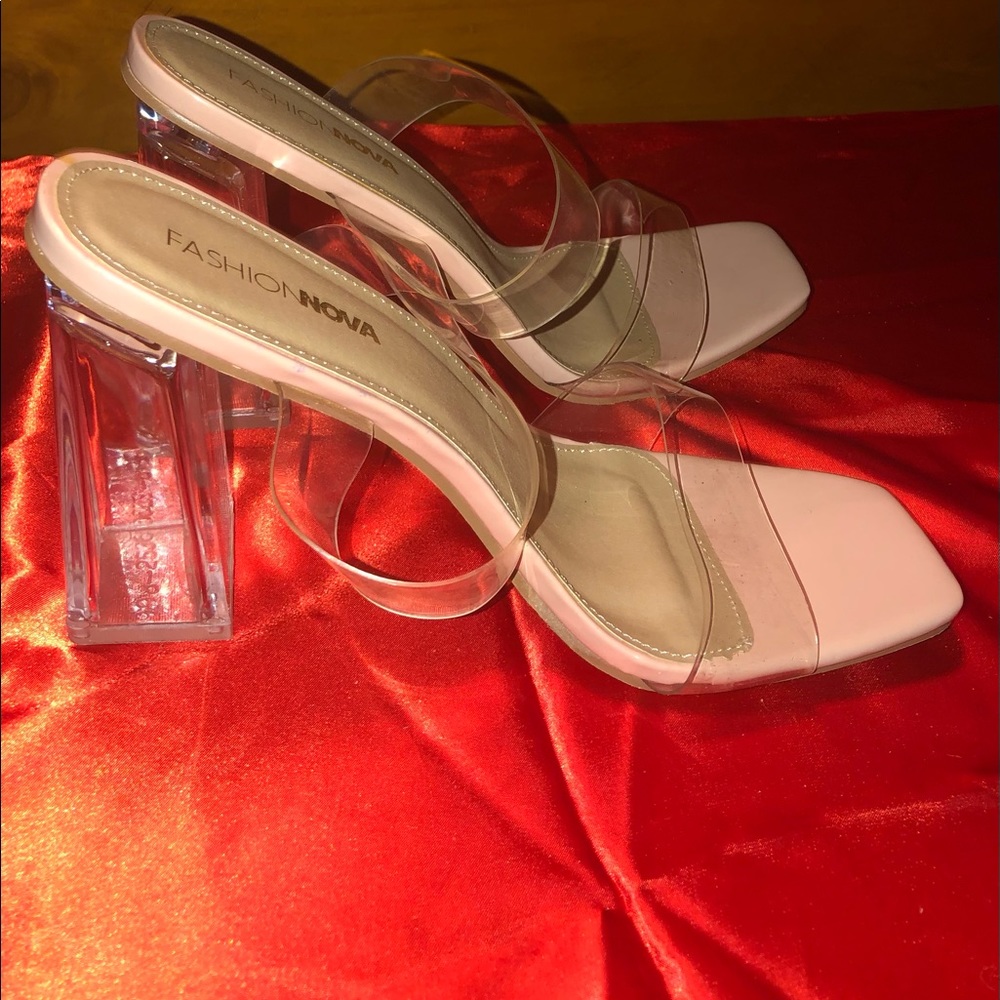 Clear strap sandal